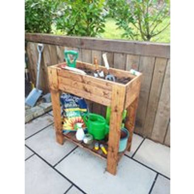 Chesterfield Raised Planting Trug Large - Brown - One Size