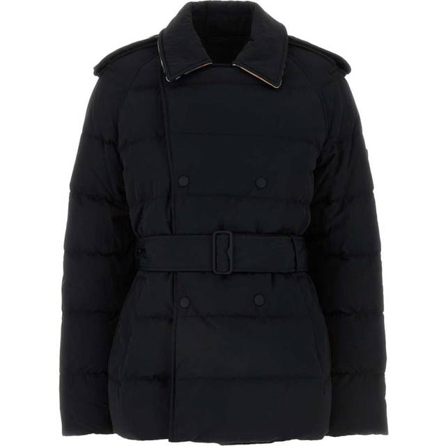 Burberry Short Nylon Puffer Coat - Black/Sand - XL
