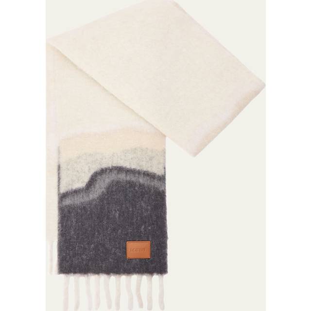 Loewe Alpaca-blend scarf - beige (One Size)