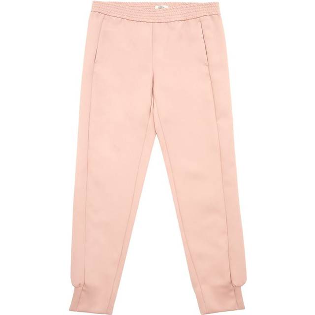 Lardini Elegant Pink Polyester Trousers for Women - IT40|S