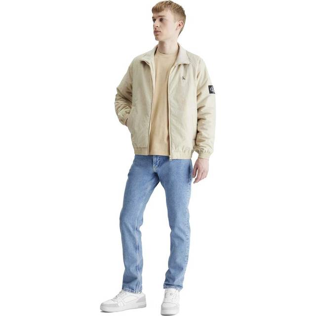 Calvin Klein, Jacka, Herr, S, Polyester, Elegant Beige Designerjacka - beige (S)