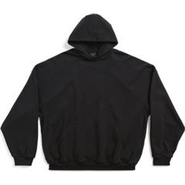 Balenciaga Women's Bb Strass Cotton Hoodie in Black | Size 2 | 739024DTOVU91055 (2)