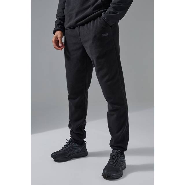 Man Active Fleece Jogger - Black - XS