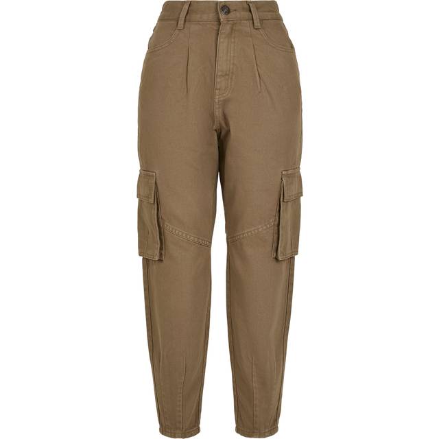 Women's cargo pants Urban Classics balloon fit twill - Vert