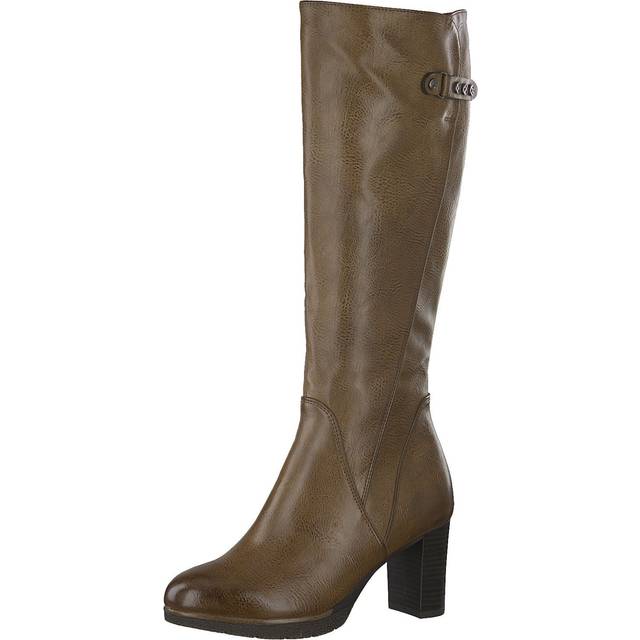 Marco tozzi women 2-25514 over-the-knee boots cognac antique
