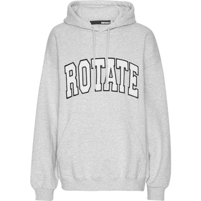 Rotate Sunday Heavy Cotton-Jersey Hoodie - S - Grey