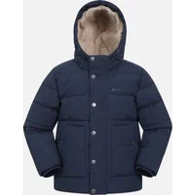 (13 Years, Navy) Mountain Warehouse Childrens/Kids Manta Borg Lined Jacket
