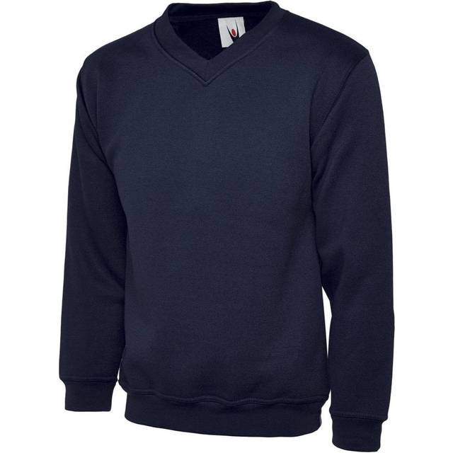 Uneek UC206 Childrens V Neck Sweatshirt Navy 2 Yrs Colour: Navy, Size:
