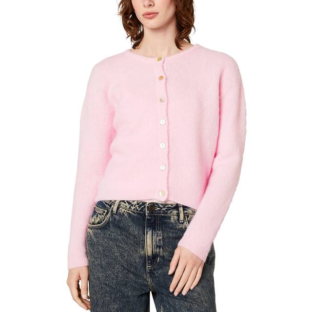 Vitow Knitted Cardigan - Dragee Chine - Through timeless style and comfortable cuts, American Vintage creates designs that easily slot into your everyday rotation. Something for everyone, you can expect quality fabrics fused with minimalistic silhouettes.