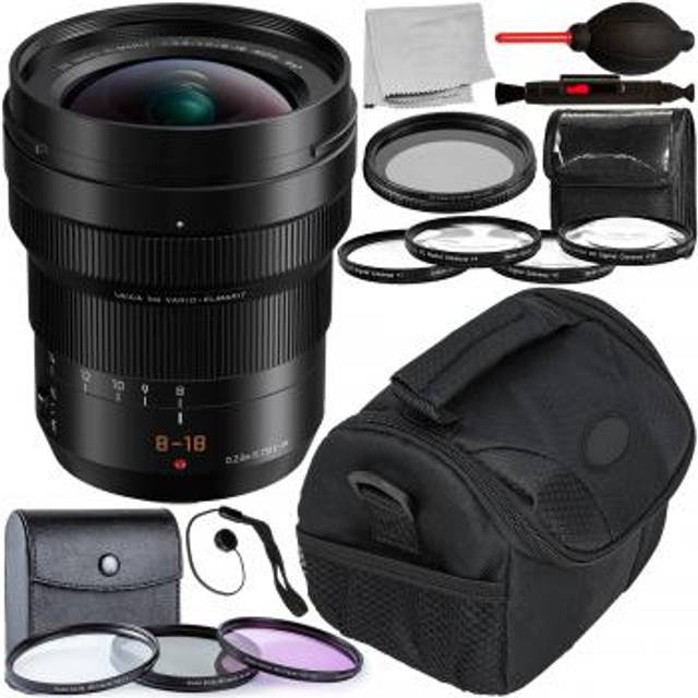 Panasonic Leica DG Vario-Elmarit 8-18mm f/2.8-4 ASPH. Lens with Accessory Bundle