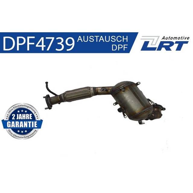 LRT Partikelfilter DPF4739 Euro 5 Cordierit (Iolit) med monteringssats MITSUBISHI: OUTLANDER 3, ASX SUV