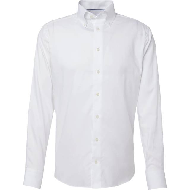 Eton Men's Slim Fit Oxford Shirt - White - Size: 15.5 collar