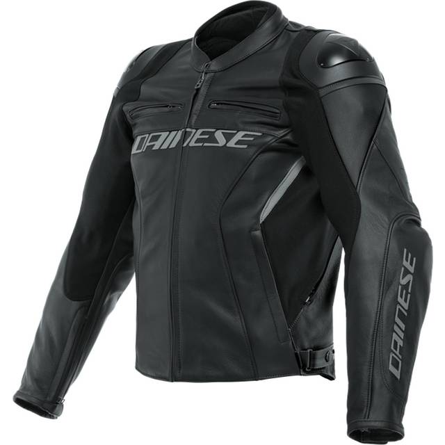 Dainese Racing 4 S/T Motorcycle Leather Jacket, black, Size 30 for Men
