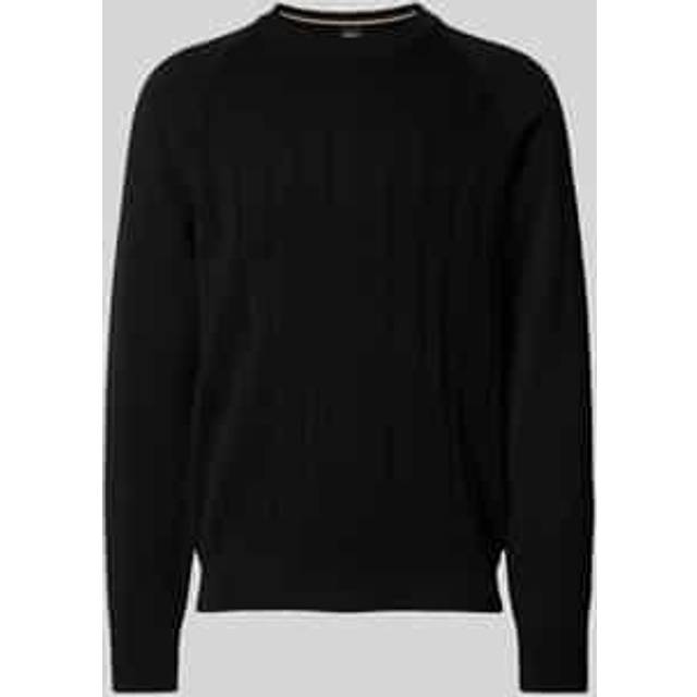 BOSS H Belugo Knitwear in Black | BOSS | Norton Barrie - 2XL