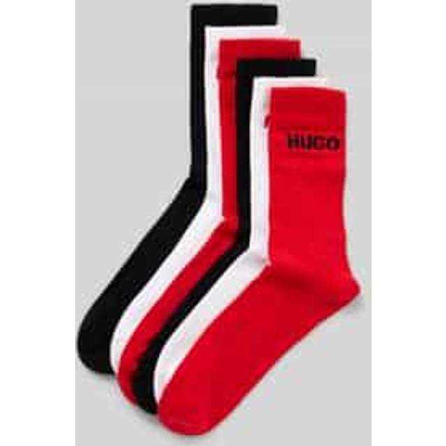 Hugo Boss Rib Logo Socks 6-Pack Multicolor 43-46 (43-46)