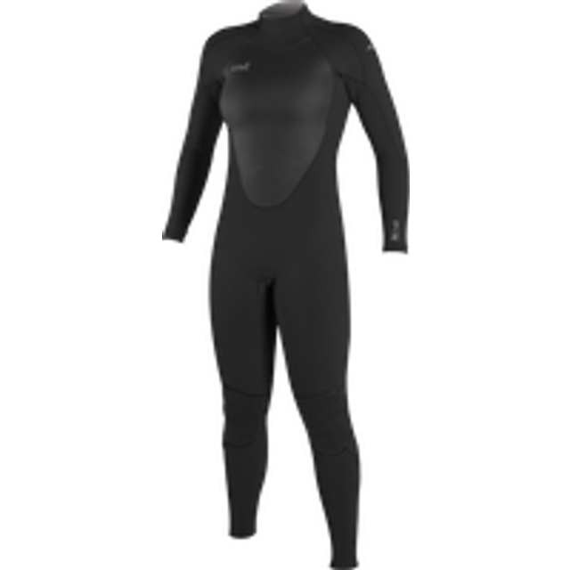 Women's zip-back wetsuit O'Neill Epic 5/4 - Noir