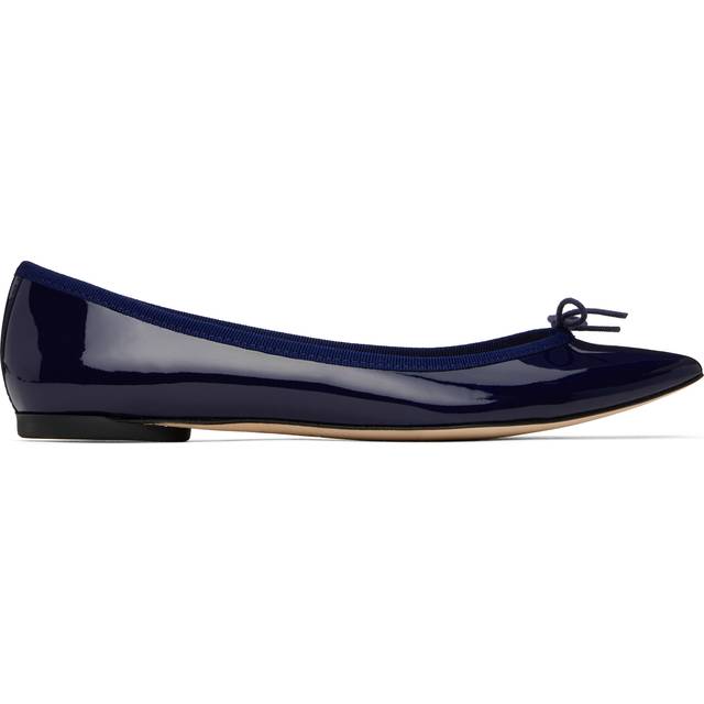 Repetto Navy Brigitte Pointy Toe Ballerina Flats - CLASSIQUE - FR 37