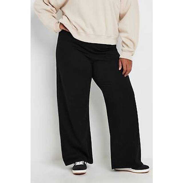 Yours Curve Khaki Green Wide Leg Yoga Pants, Women's Curve & Plus Size, Yours - 26-28