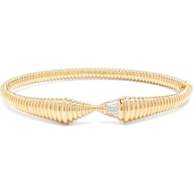 Nikos Koulis - 18kt yellow gold Spectrum diamond bracelet - women - White Diamond/18kt Yellow Gold - One Size