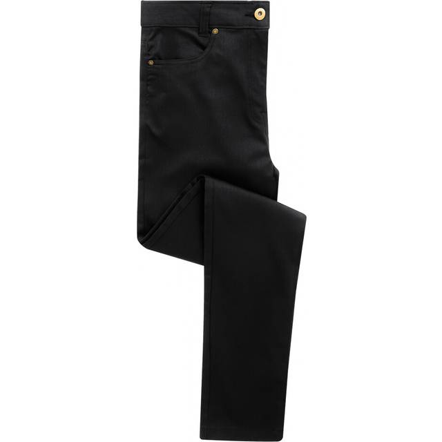 Premier Womens/Ladies Performance Chino Jeans (Black) - Size 20 Regular
