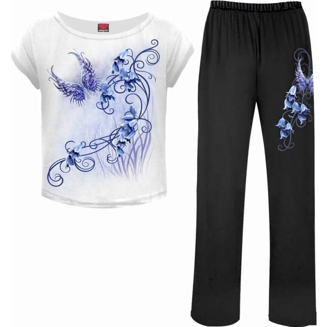 (S, Multicoloured) Spiral Direct Womens/Ladies Bluebell Fairy Pyjama Set (Pack of 4)