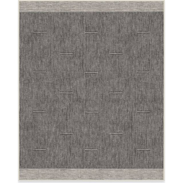 245x305 | Machine Washable Area Rug | Kid & Pet Friendly | Indoor Rugs | Solvi Charcoal Flatwoven Rug | Ruggable (245x305)