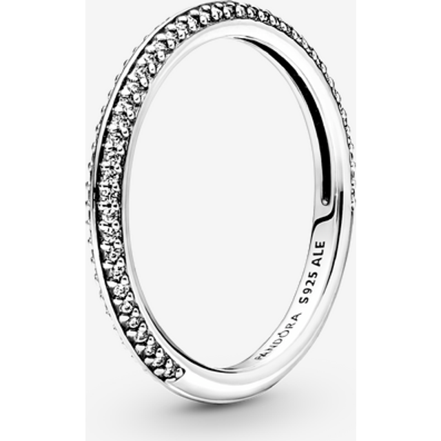 Pandora ME Pavé Ring - Sterling silver / Cubic zirconia - Sz. 48 - Clear