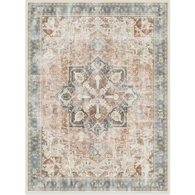 275x365 | Machine Washable Area Rug | Kid & Pet Friendly | Indoor Rugs | Kamran Coral Rug | Ruggable (275x365)