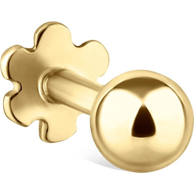 Maria Tash Ball Threaded Single Stud Earring - Gold - 3mm