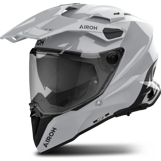 Airoh Commander 2 Color Adventure Helmet Cement Grey Gloss XL (XL)
