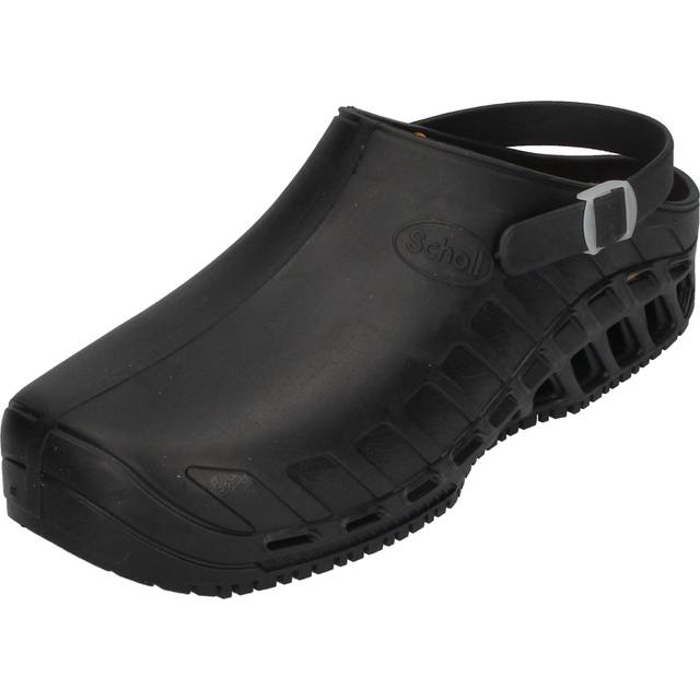 Scholl Unisex Clog Evo sko för medicinska specialister, svart, 43.5 EU