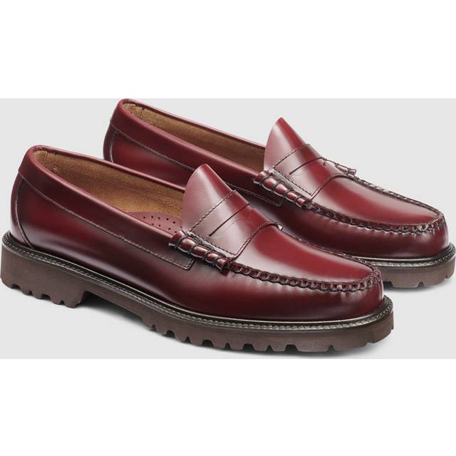 G.H.BASS Men's Larson Lug Weejuns® Loafers Purple Wine - Size: 9 D-Width