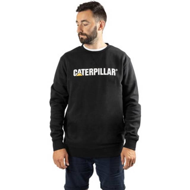 Caterpillar Workwear 40684 Midweight Crewneck Sweatshirt Black XL Size