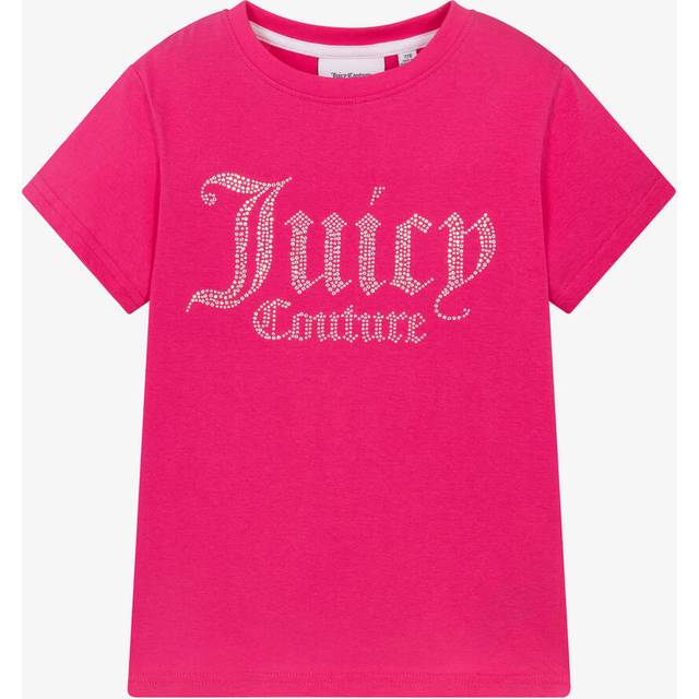 Juicy Couture Girls Pink Cotton Jersey T-Shirt - 9-10 year
