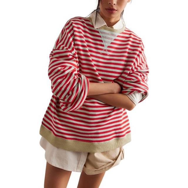 Free People Classic Striped Sweater
