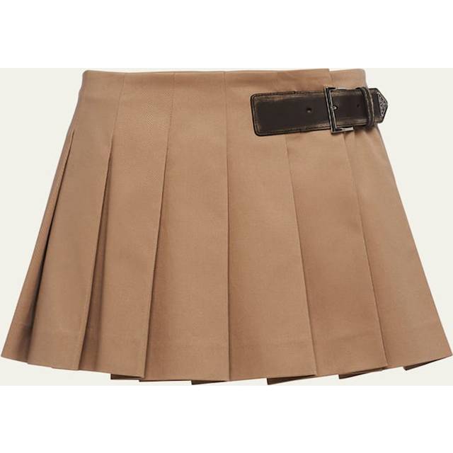 Gabardine miniskirt
