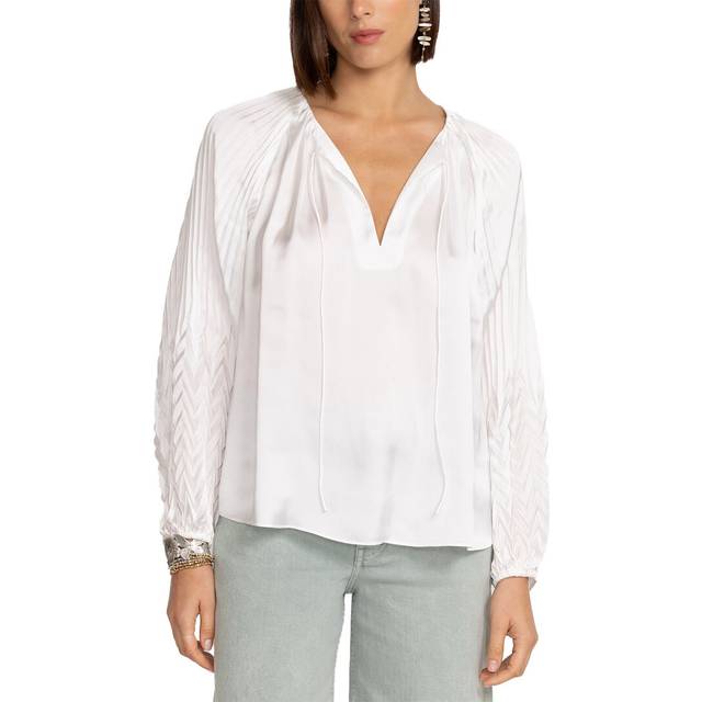 Johnny Was Gemma Pleated Blouse