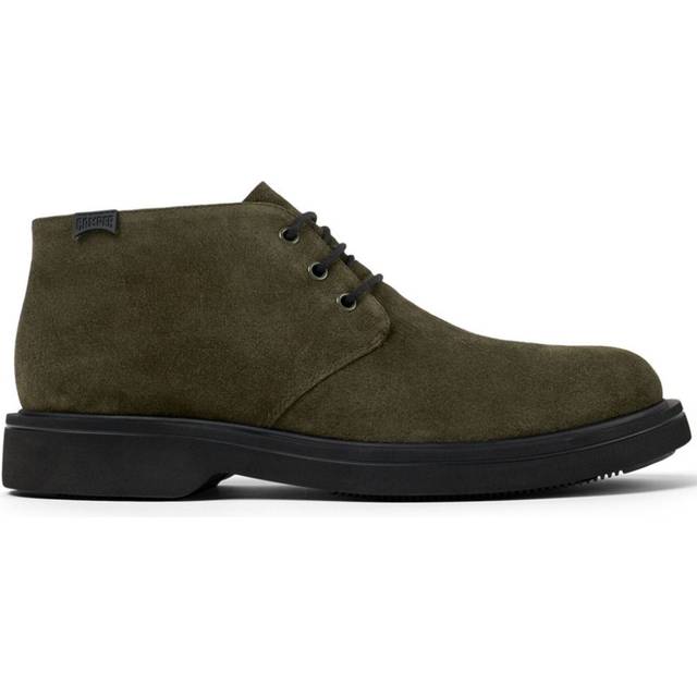 Camper - Norman lace-up suede boots - men - Recycled Polyester/Leather/Polyethylene vinyl acetate (PEVA)/Suede - 41 - Green