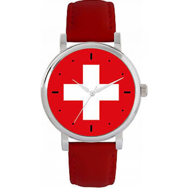 Toff london tlws-74594 ladies switzerland flag watch