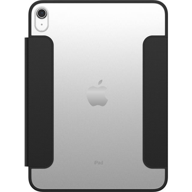 OtterBox Symmetry Folio Case för iPad 10:e gen 2022, 11:e gen 2025 (A16), stöttåligt, fallskyddat, tunt skyddande foliofodral, testad till militärstandard, Svart