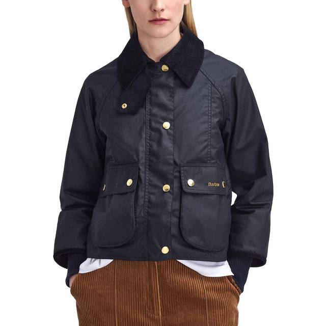 Beadnell Waxed Jacket - 12 - Black