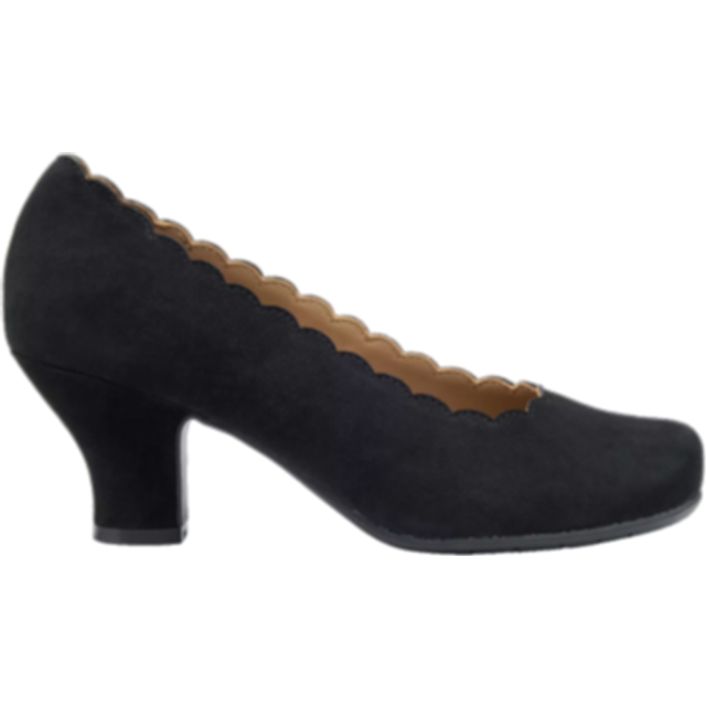 'Jive' Court Shoes - Black - 6.5