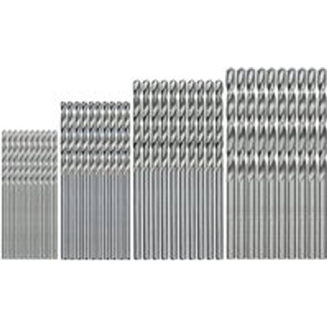 40Pcs Titanium Twist Drill Bit Set,Cobalt Metric Bits 0.5mm - 2.0mm for Metal,Stainless Steel Sets Small