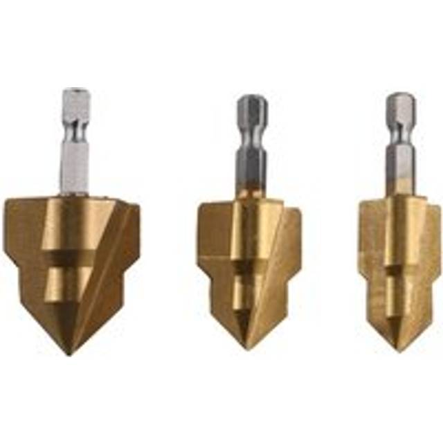 Tlily - ppr Lifting,3 Blades Stepped Drill Bit,Hexagon Shank Water Pipe Connection Tool 20/25/32mm,Plumber Repairing Power Parts