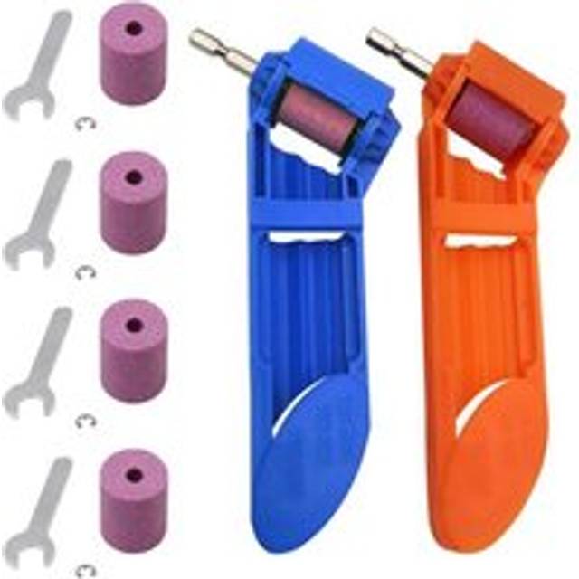 Tlily - Drill Bit Sharpener Portable Diamond Bits Sharpening Tool for Grinding Iron Fit Width Range 2-12.5mm