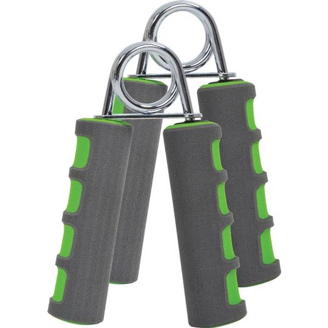 Schildkröt Hand muskeltränare, set med 2, legerat stål, antracit, grön, 960116