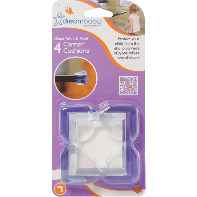 Dreambaby Glass Table & Shelf Corner Cushions - 4 Pack