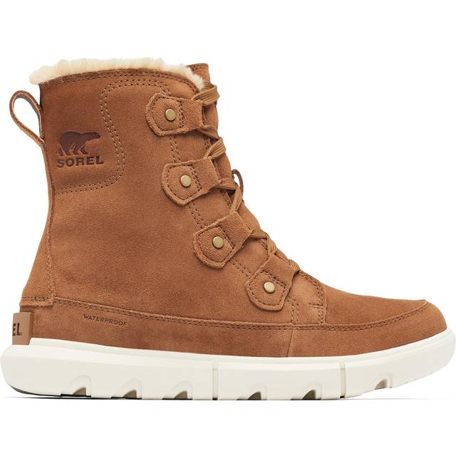 Sorel Women's Explorer Next Joan Waterproof Suede Boots - UK 5 - Tan