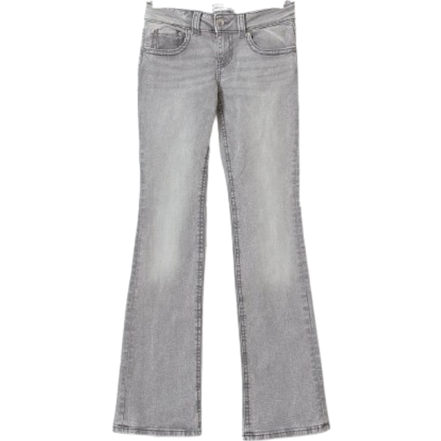Gina Tricot - Jeans Y2k Low Bootcut - Grå
