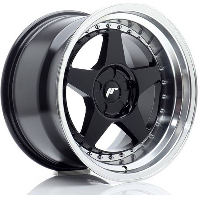Japan Racing JR6 Gloss Black 10X17 5/120 ET0-20 CB72,6